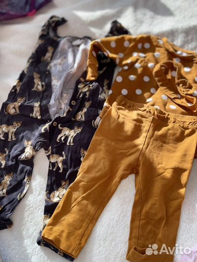 Пакет вещей на девочку 74-80