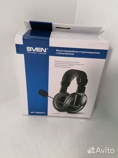 Наушники-гарнитура sven ар-860MV