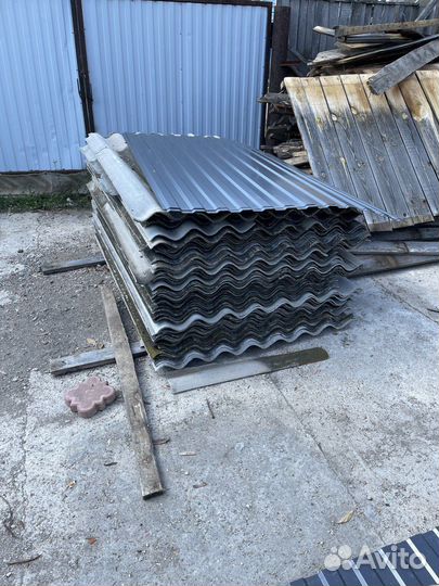 Шифер волновой бу