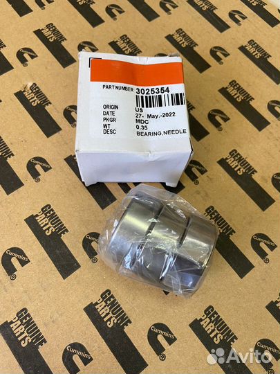 Подшипник игольчатый Cummins L10 ISM11 QSM11