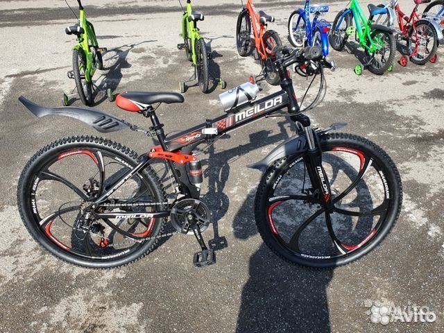 Велосипед на литых дисках