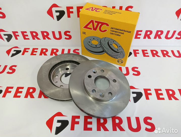 Передние торм. диски 2шт Renault Duster (10)d269