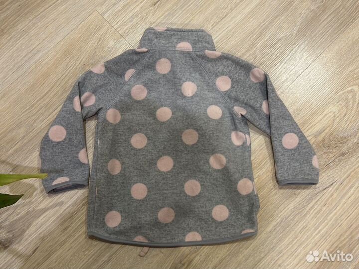 Флисовая кофта детская 86 92