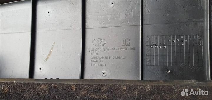 Обшивка двери задней левой Chevrolet Captiva (C10