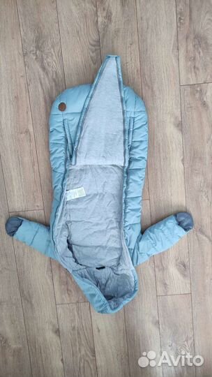 Кокон для новорожденных осень-зима