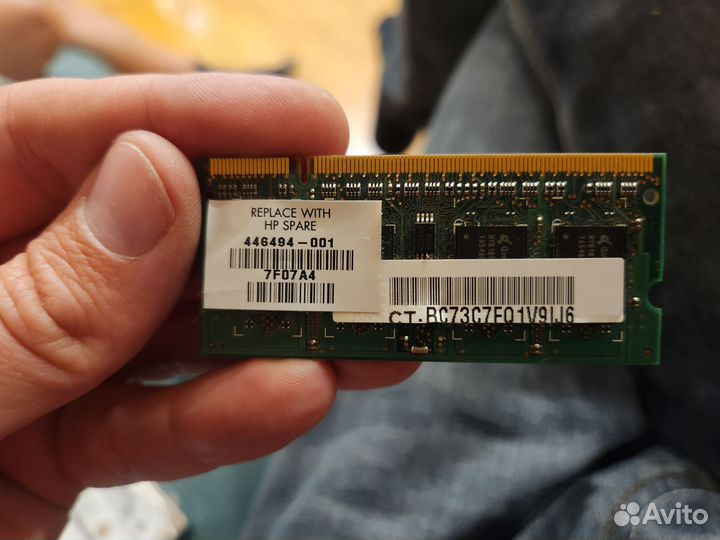Оперативная память ddr2 512Gb для ноутбука