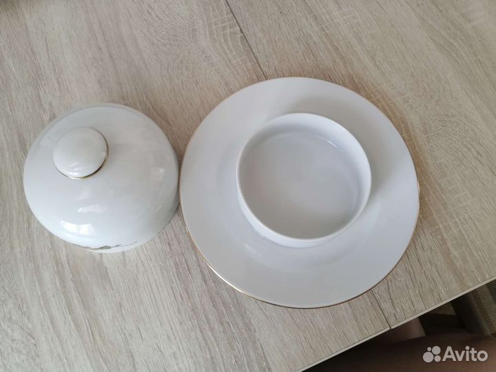 Масленка из сервиза Смородина jlmenau гдр