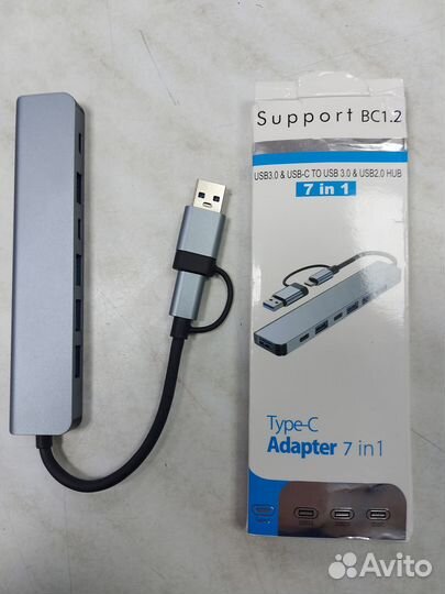 Концентратор-hub Type-C USB