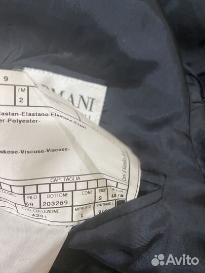 Пиджак Armani мужской 48 р