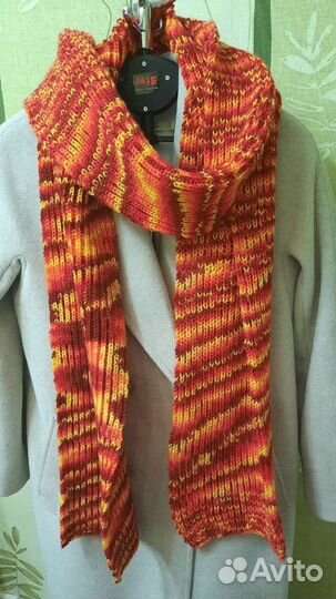 Вязанный шарф (ручная работа)