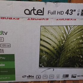 LED телевизор 43" Artel 109.2 см Android TV