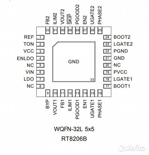 Микросхема RT8206B