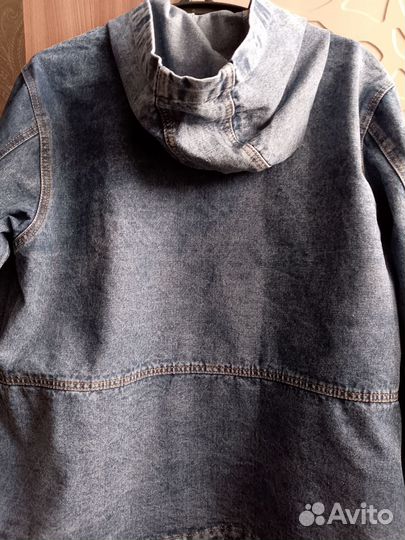 Куртка джинсовая размер 54