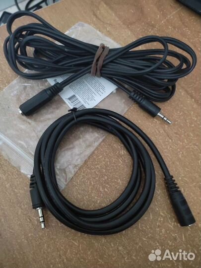 Аудио кабель jack 3,5 mm, удлинитель