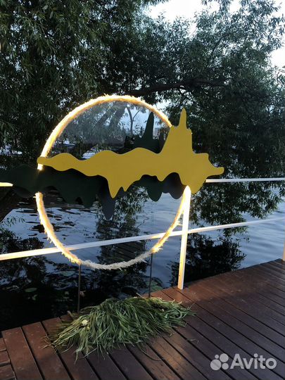 Свадебная арка круг