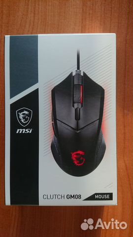 Игровая мышь MSI clutch GM08 gaming mouse