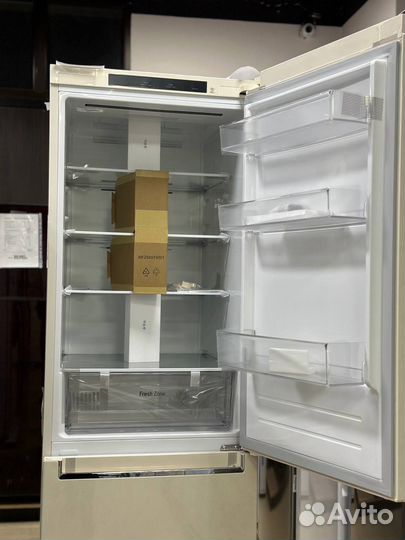 Холодильник LG GA-B459secl бежевый