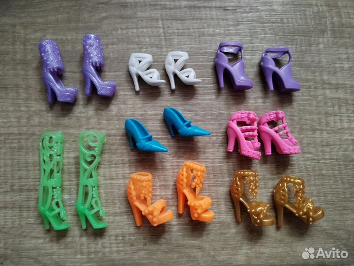 Обувь для барби 8 пар новая