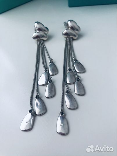 Серьги длинные Tiffany