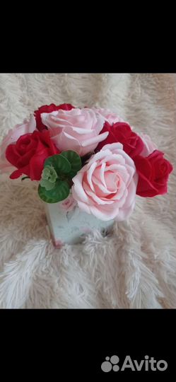 Букет цветов из мыла