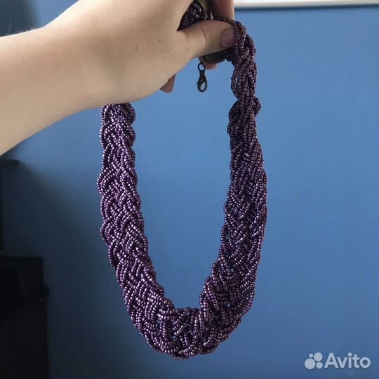 Колье из бисера