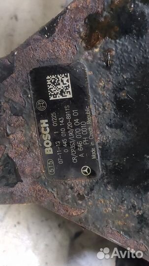 Тнвд Mercedes Vito W639, 2008