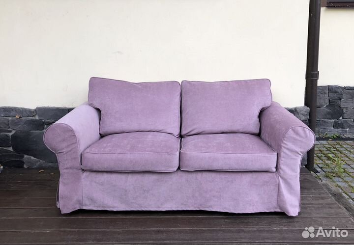 Чехол для 2х местного дивана-кровати экторп(икеа)