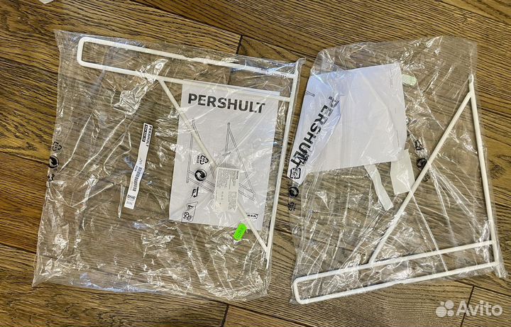 Полка IKEA bergshult с кронштейнами 80х30