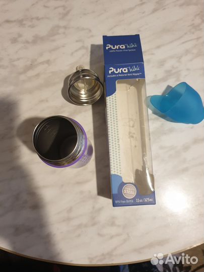 Бутылочка стальная для детей 3+ новая в упаковке