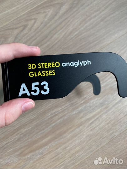 3D stereo anaglyph glasses A53