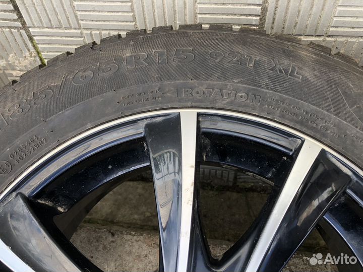 Комлект зимней резины на литых дисках