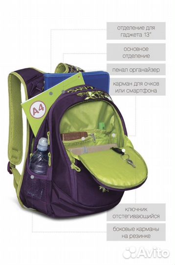 Рюкзак школьный Grizzly