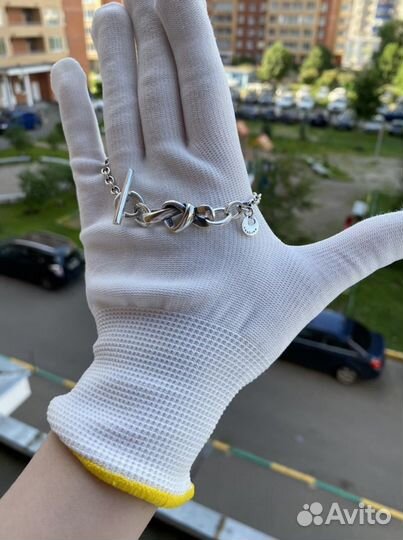 Серебряный браслет новый