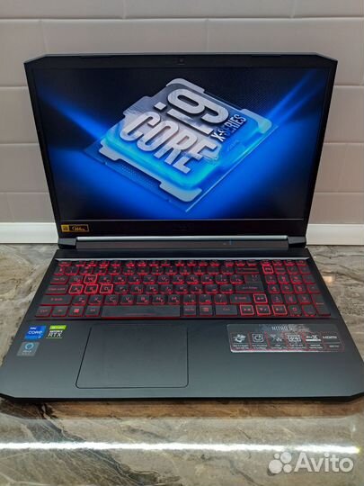 Игровой Acer core i7-11800H-16ядер/nvidiartx3050TI