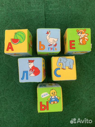 Кубики мягкие