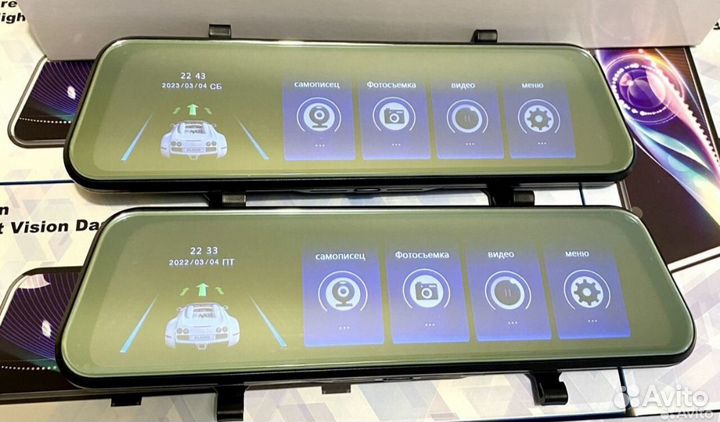 Видеорегистратор зеркало 2 камеры