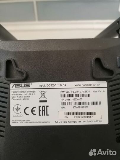 Wi-fi Роутер asus rt-n11p