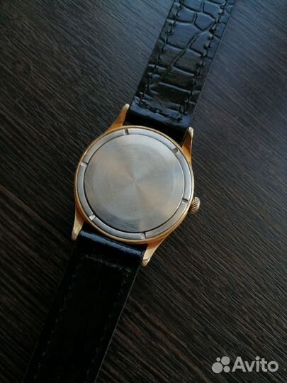 Классические мужские часы Восток СССР позолота