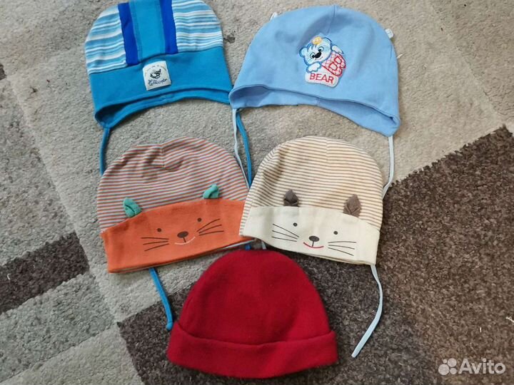 Шапочки и варежки пакетом