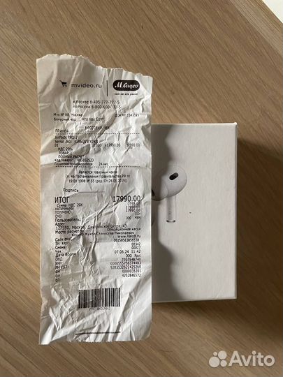 Наушники apple airpods pro 2 оригинал