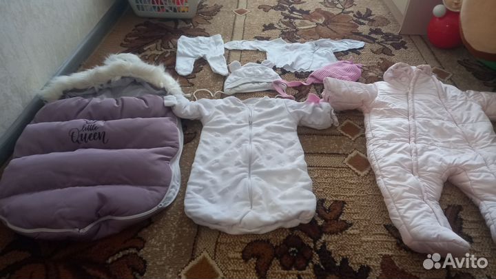 Зимний конверт для девочки