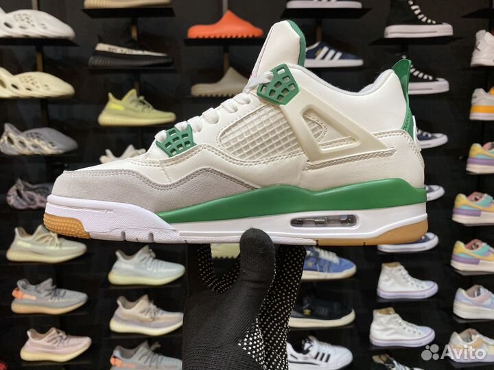 Кроссовки Nike SB x Air Jordan 4 Pine Green