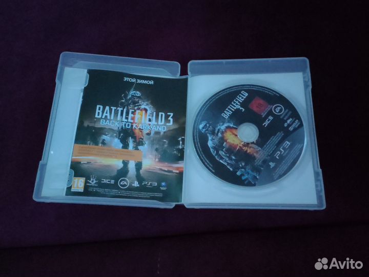 Диск на ps3 battlefield 3