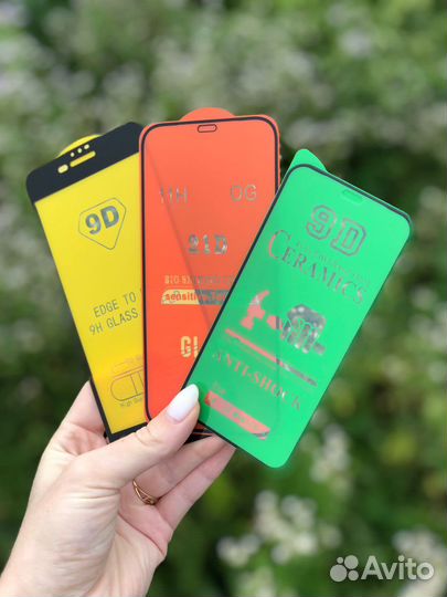 Защитные стекла iPhone/xiaomi/samsung/honor