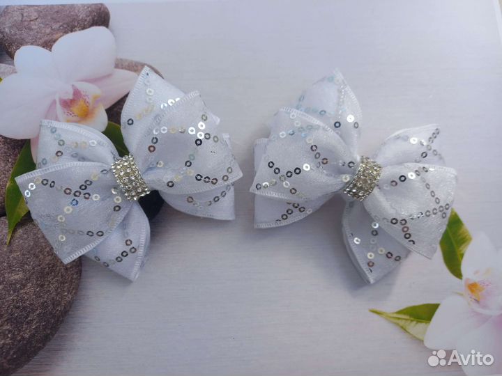 Школьные бантики для волос