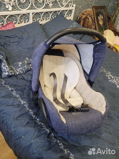 Коляска люлька с автокреслом