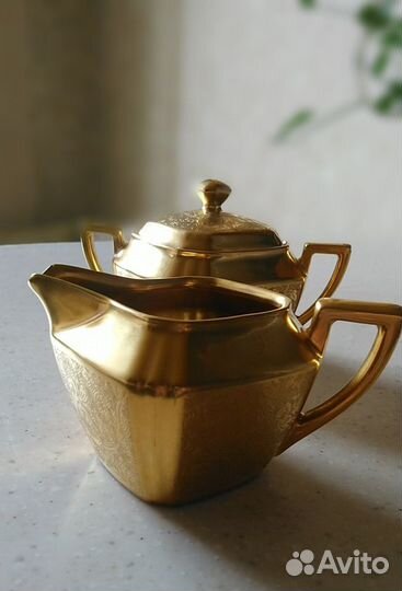 Сахарница и сливочник винтаж