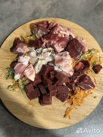 Сбалансированное питание для собак(мясо говядина)