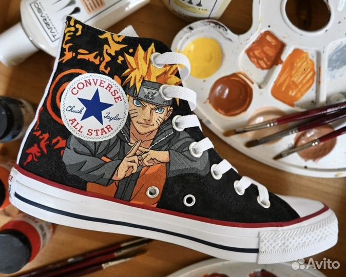 Роспись кед Converse