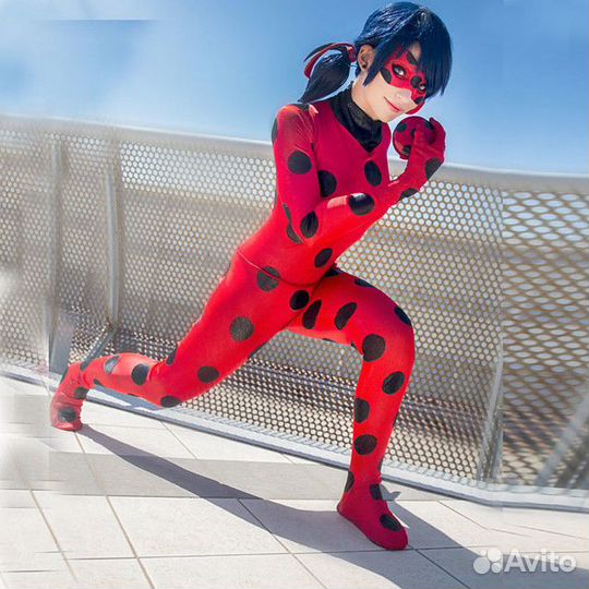 Новый Костюм Леди баг Аниматор + парик